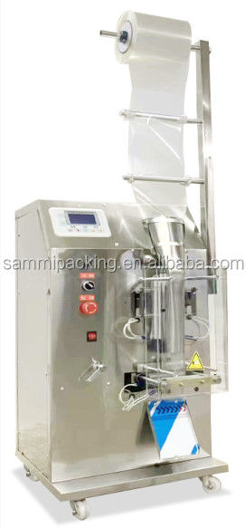 নতুন ডিজাইন 3 পাশ সীল ছোট উল্লম্ব প্যাকেজিং মেশিন স্বয়ংক্রিয় বিশুদ্ধ তরল রস সস প্যাচ প্যাকিং মেশিন