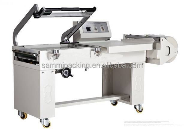 Yeni tasarım 2 in 1 L bar sealer L tipi mühürleme kesme makinesi ve BS-A450 ısı kısaltıcı tünel ambalaj makinesi