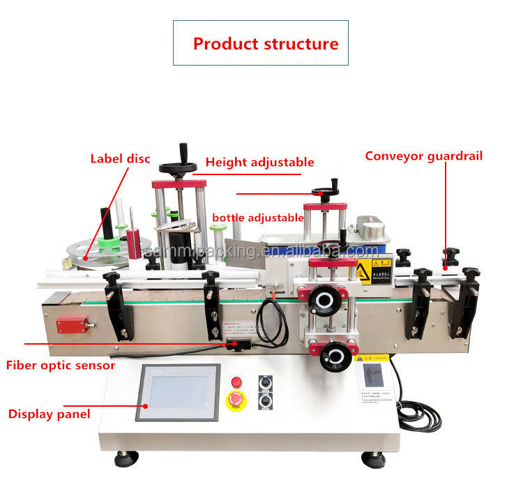 Labeling Speed 20-40mmin Automatic Labeling Machine Suitable for Label Width Height 15-140mm Power Supply 220V 50Hz Label Application