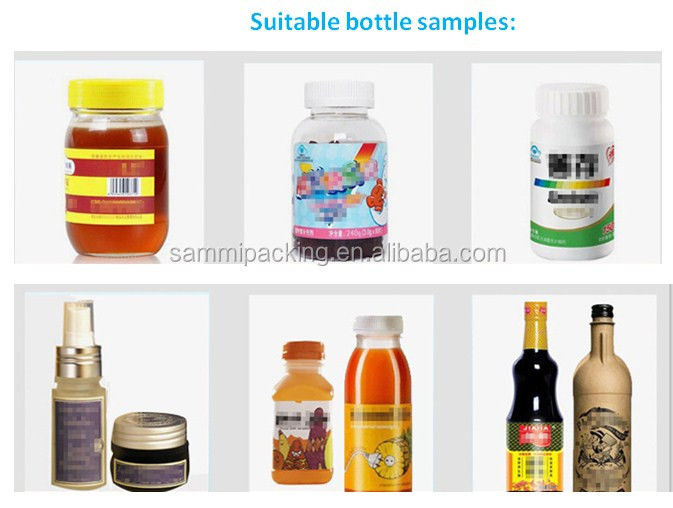 Macchina per l'etichettatura semiautomatica a bottiglia rotonda tipo azionato elettricamente multiuso