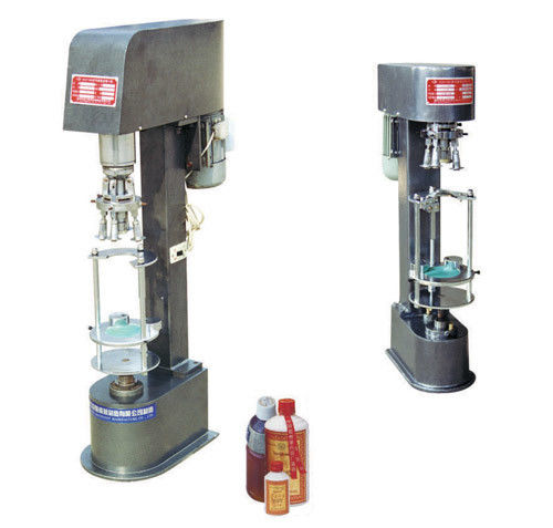 High Precision Semi Automatic Ropp Capping Machine Untuk Botol Wiski Anggur Tutup Aluminium