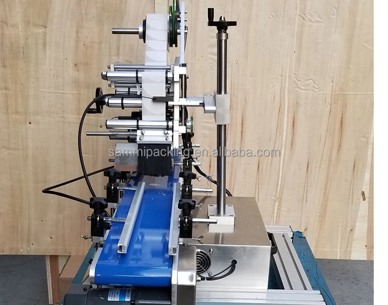 Automatic Desktop Flat Surface Box Bottle Cap Self Adhesive Sticker Labeling Machine Applicator