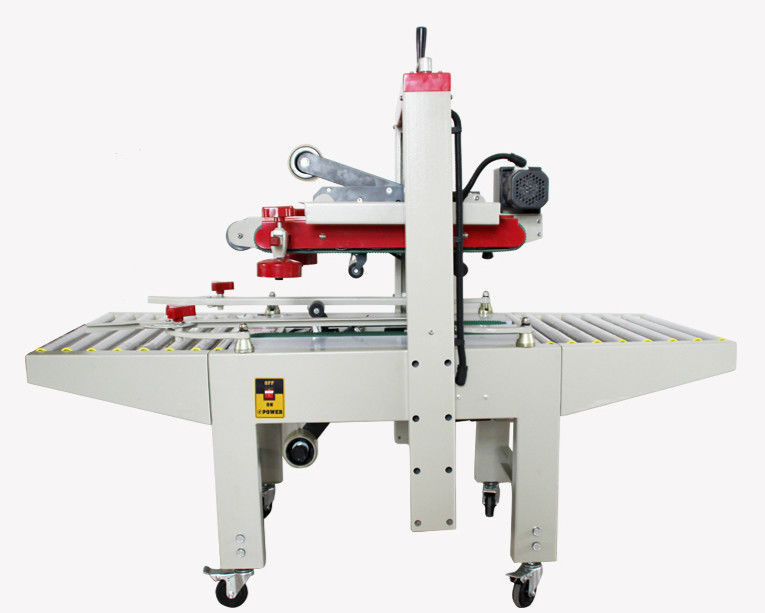 Fxj-6050 υψηλής ταχύτητας ρυθμιζόμενη κορυφαία κάτω ταινία ηλεκτρική σταθερή αυτόματη κουτιά κουτιά σφραγιστή κουτί μηχανή σφραγίσματος κουτί