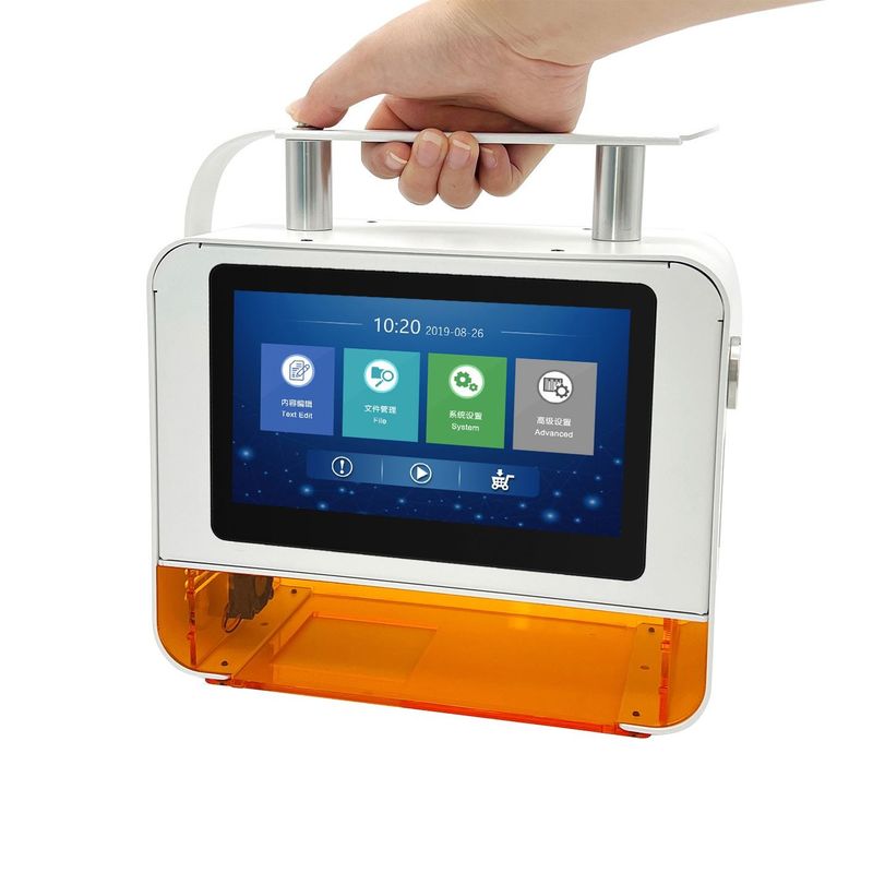 220V 50HZ ハンドヘルドレーザーマークマシン 賞味期限 バッチコード QRコード