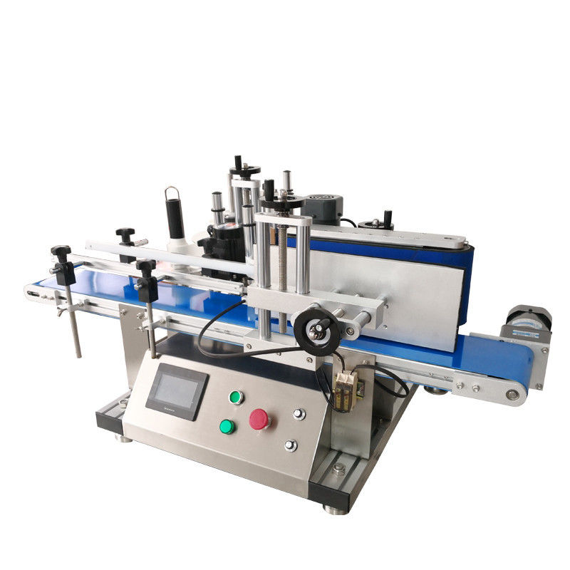 Automatic Round Bottle Labeling Machine Label Applicator Food Can Vertical Roll Bottle Sticker Labeling Machine