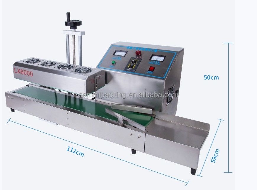 LX-6000A/6000H Fecho de indução para tambor de óleo e frasco de mel Ventilador de arrefecimento forçado Incluído