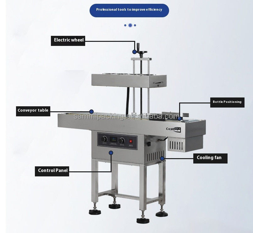 Electromangetic Induction Sealer for Glass Bottles Cap 20-60mm/60-150MM Voltage 220V