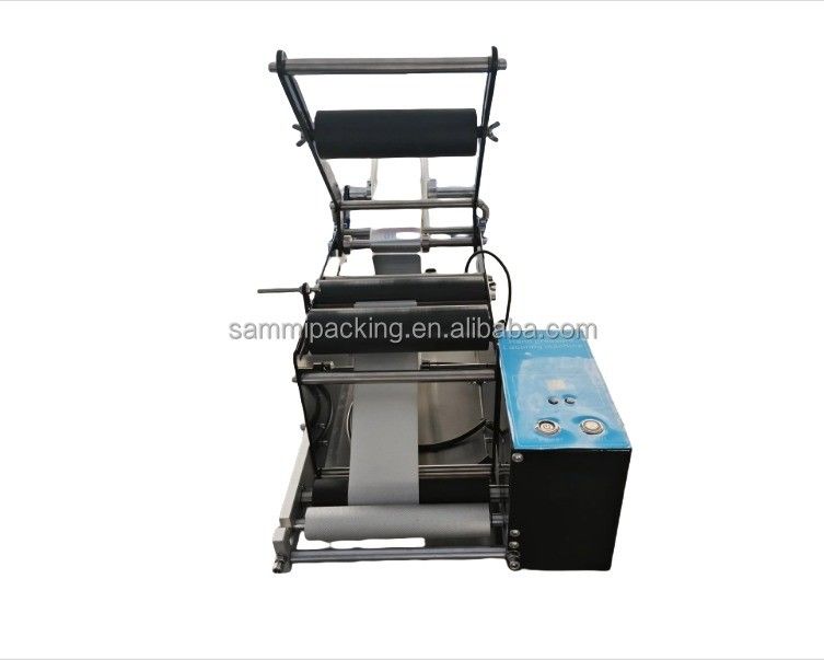 Wood Packaging Intelligent Type Labeling Machine for Wine Tin Cans and Round Bottles