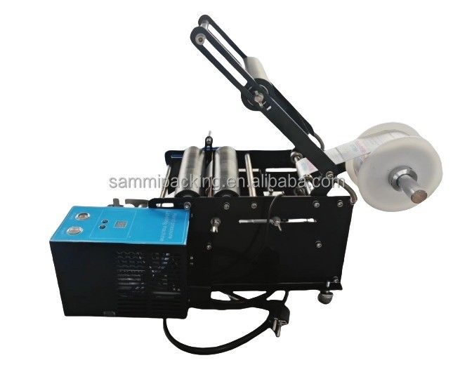 Wood Packaging Intelligent Type Labeling Machine for Wine Tin Cans and Round Bottles