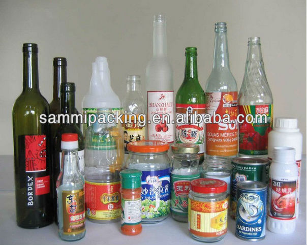 Wood Packaging Intelligent Type Labeling Machine for Wine Tin Cans and Round Bottles