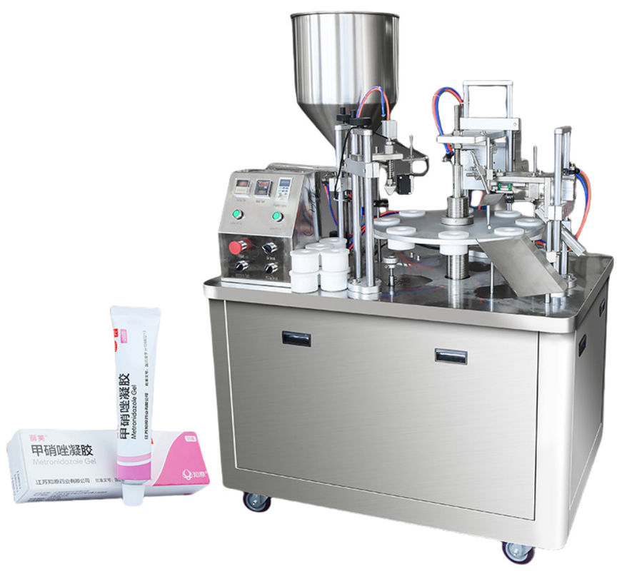 Automatic Plastic Tube Filling Sealing Machine For Cosmetic Cream Facial Cream Ointment Tube