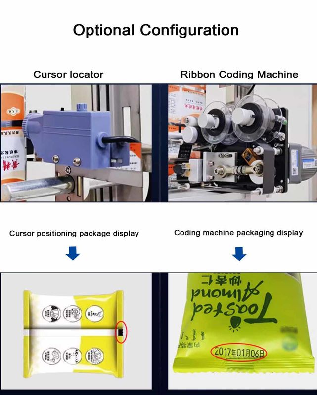 Cream Jam Liquid Sachet Verpakkingsmachine Essence Cosmetic Sample Hand Skincare Cream Sachet Verpakkingsmachine met datumprinter