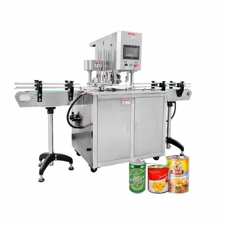 自動 テーブルトップ 蓋 密封 機 乳粉 塗料 飲み物 食品 サルディーヌ トゥナ缶