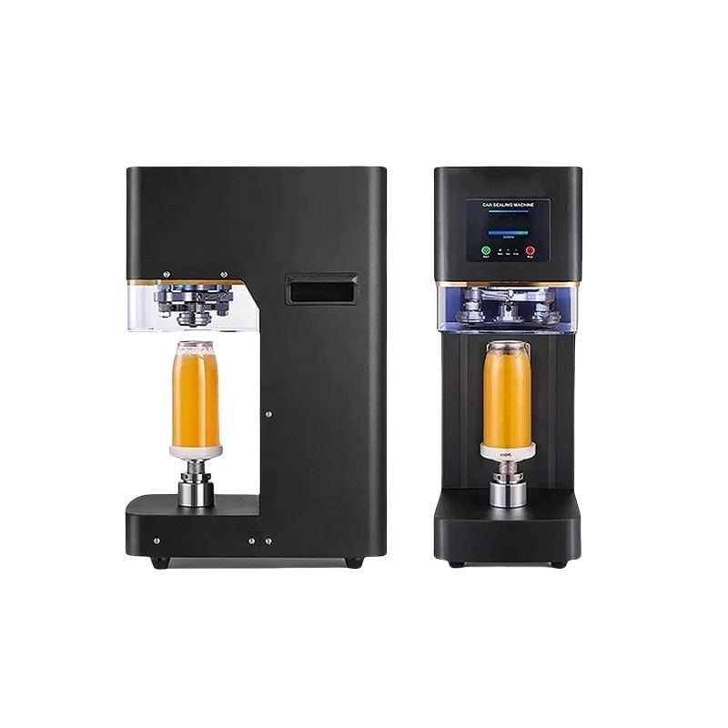 Bubble Tea Can Sealing Machine Automatic PET / Soda Can Seamer For Milk Tea Shops Juice Coffee Packaging Semi-automatic Grade