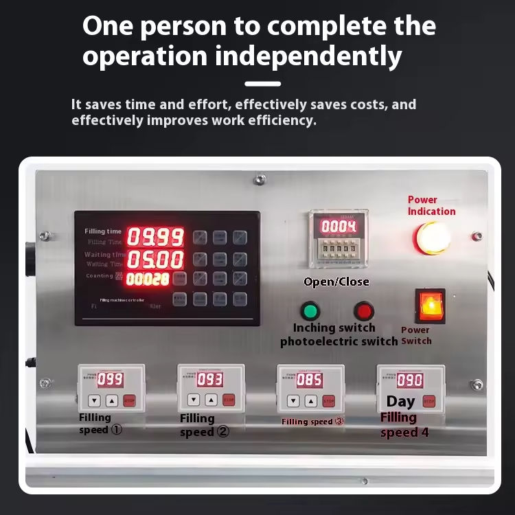 Machine de remplissage de liquide à pompe magnétique automatique à quatre têtes PET pour petites bouteilles de verre jus de fruits boissons bouteilles de lait Petite remplissage