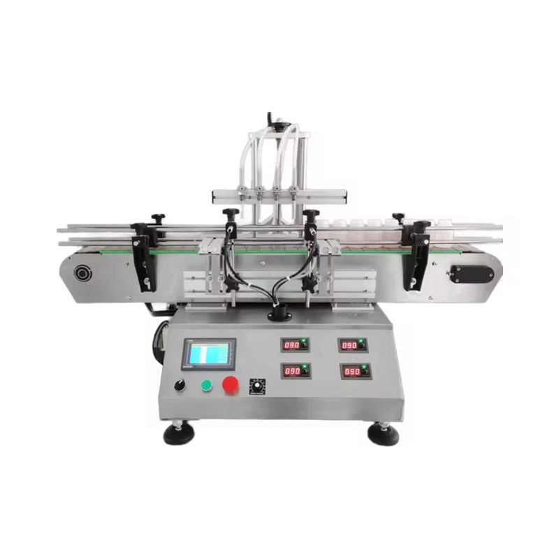 Automatic Four-Head Magnetic Pump Filling Machine for Perfume Liquor Desktop CNC Liquid Line Perfume Liquor Filling Machinery
