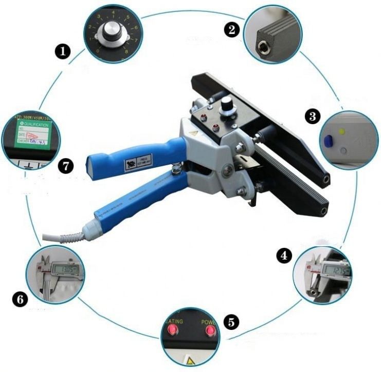 Hand Clamp Plastic Bag Sealer Portable Sealer Aulmnium Foil Bag Sealing Machine FKR-400