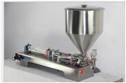 Cream+Liquid Filling Machine ,Single Head Cream Filling Machine,Tomato Sauce/Jam/Cream Bottling Machine with Mixing