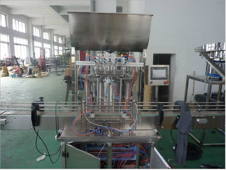 Hot Sale Automatic Piston Lube Oil Filler Bottle Liquid Filling Capping and Labeling Machine
