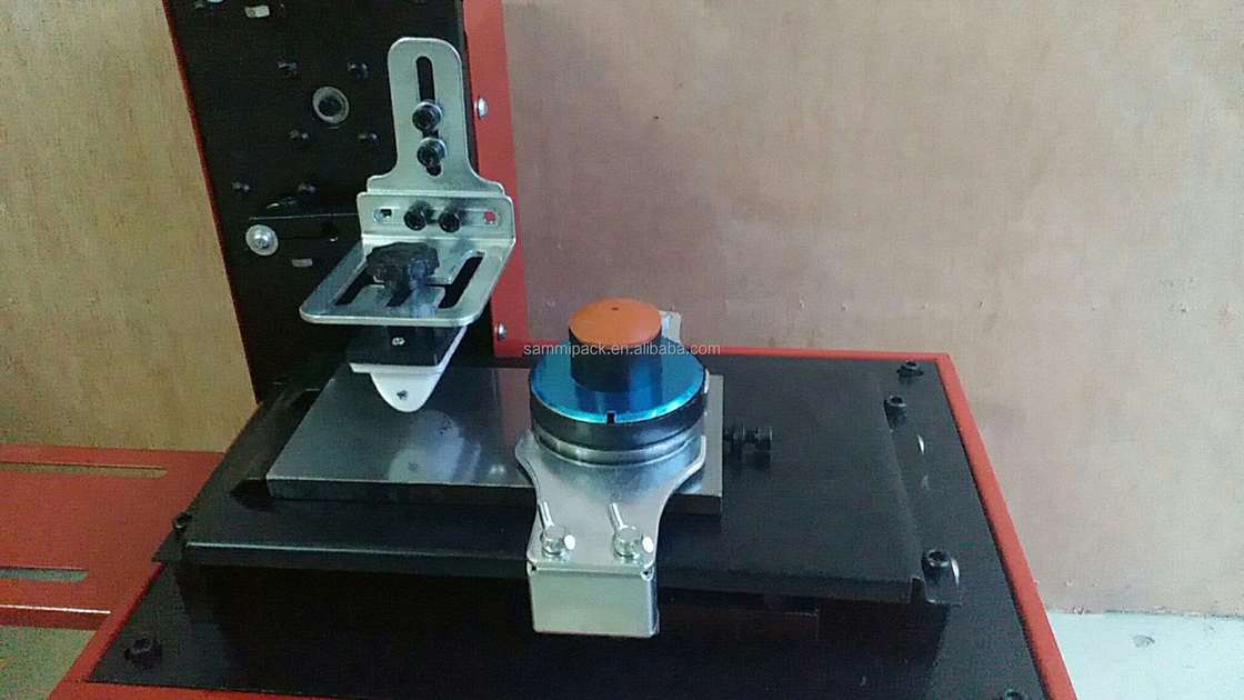 Promotion Price Electric Square Plate Circular Plate Expiry Date Cup Printing Machine / Ink Pad Coding Machine