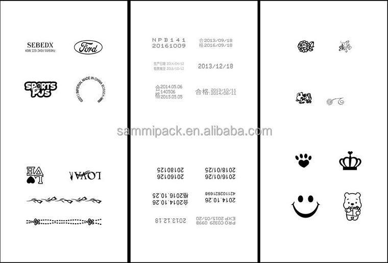 Promotion Price Electric Square Plate Circular Plate Expiry Date Cup Printing Machine / Ink Pad Coding Machine