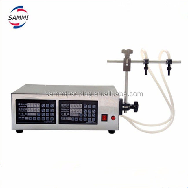 Dongguan Sammipack New Arrive Cheap Double Head Liquid Filling Machine, Grape Oil Filling Machine
