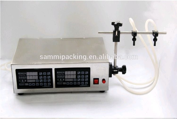Dongguan Sammipack New Arrive Cheap Double Head Liquid Filling Machine, Grape Oil Filling Machine
