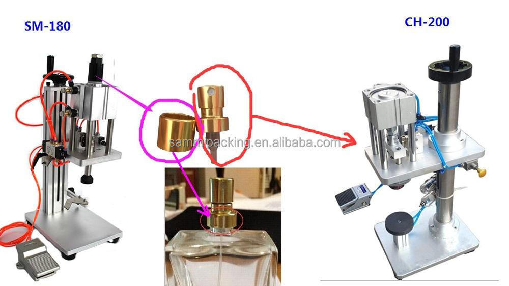 Semi-automatic Perfume Sealer Bottle Closure Crimping Tool Capping Machine for Perfume Vial