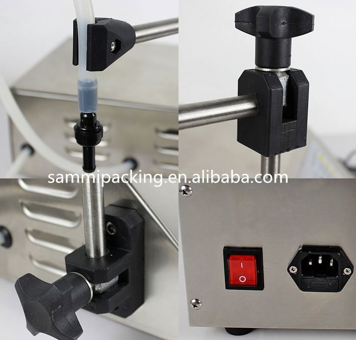 GFK-160 Semi Automatic 2-3500ml Digital Control Water Juice Milk Filler Liquid Bottle Filling Machine