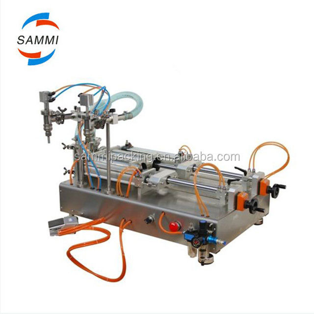 High Quality Double Heads Pneumatic Piston Milk Filling Machine, Liquid Detergent,shampoo,bath Gel Filler(500-5000ml)