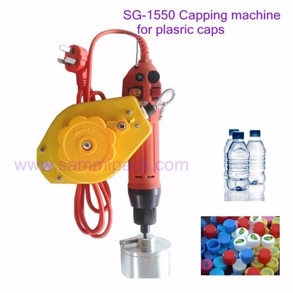 Portable Electric Capping Machine for Chubby Gorilla Cap with Two extra Capping Head