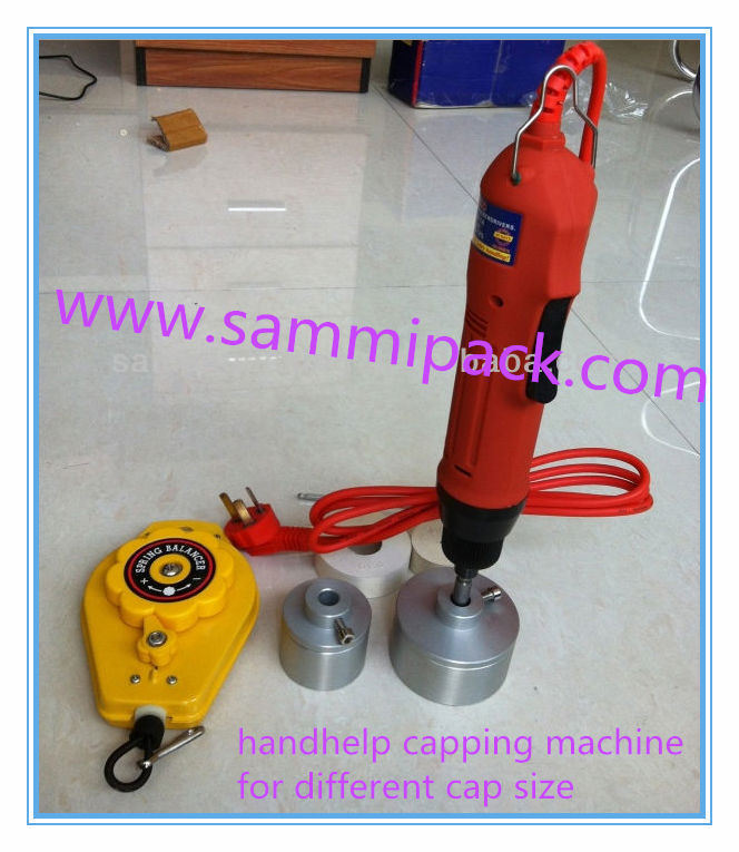Portable Electric Capping Machine for Chubby Gorilla Cap with Two extra Capping Head