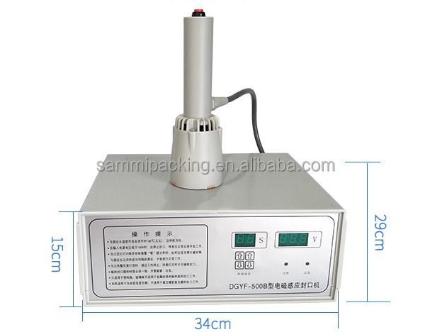 آلة ختم الحث المحمولة DGYF-500B / آلة ختم رقائق الألومنيوم / آلة ختم الزجاجات بالحث
