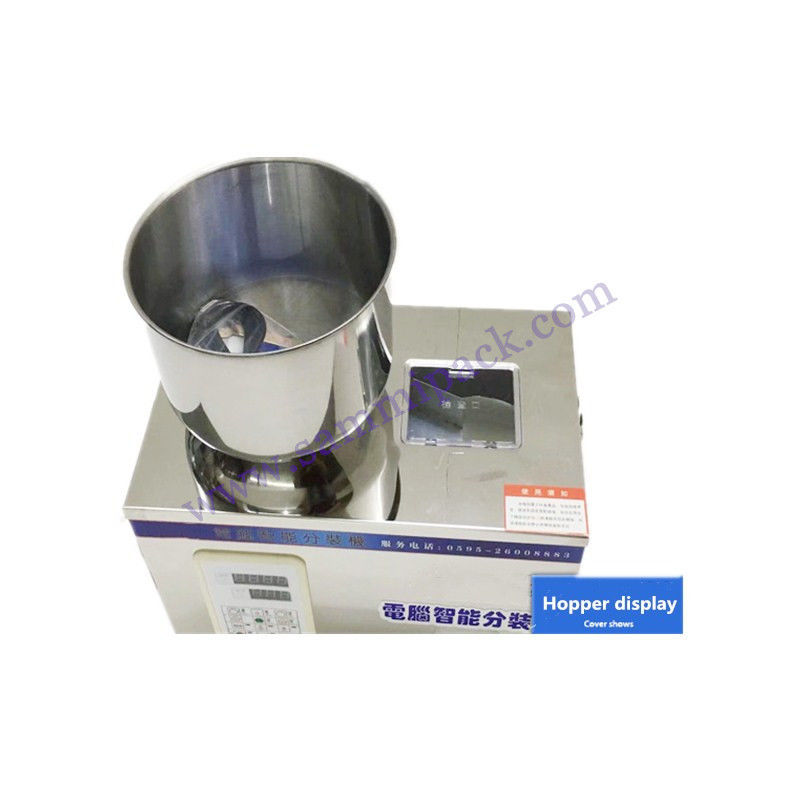 1-50g Semi-automatic Powder Granules Weighing and Filling Machine for Nuts Popcorn Coffee Bean Dispenser Machine