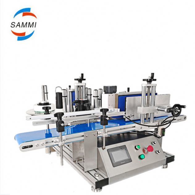 High Efficiency 45pcs/min Automatic Bottle Labeling Machine,Cosmetic,Canned Food,Beverage Bottle Label Sticker Factory Direct