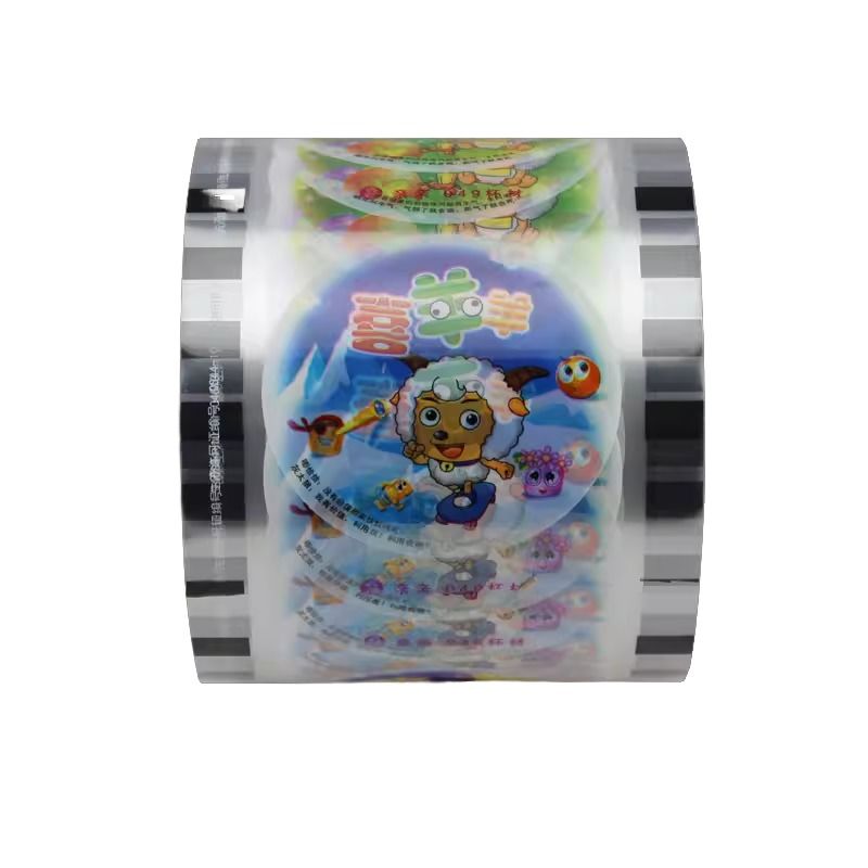 Custom Printed Logo Disposable Plastic Bubble Boba Tea Cups Sealer Roll Customized Printing Pp Pet 95Mm Seal Cup Sealing Film
