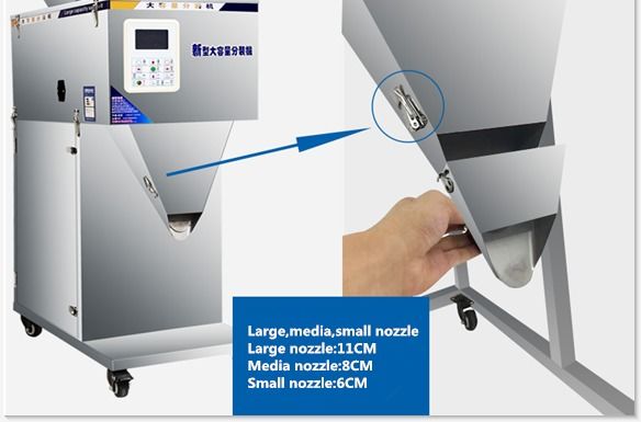 500G Racking Granule Powder Filling Machine Çay pirinç un kahve fasulyesi kantitatif titreşim tartma paketleme makinesi