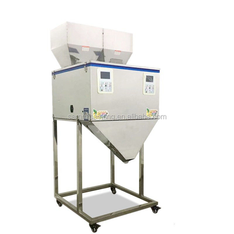 Máquina automática de llenado de polvo de alta calidad de 50-5000g para partículas, té, granos, nueces, envasado y pesaje