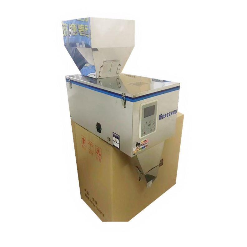 100-5000G Halbautomatische Verpackungsmaschine/Partikelfüllmaschine Preis/Granulat/Pulverwägung und Füllmaschine