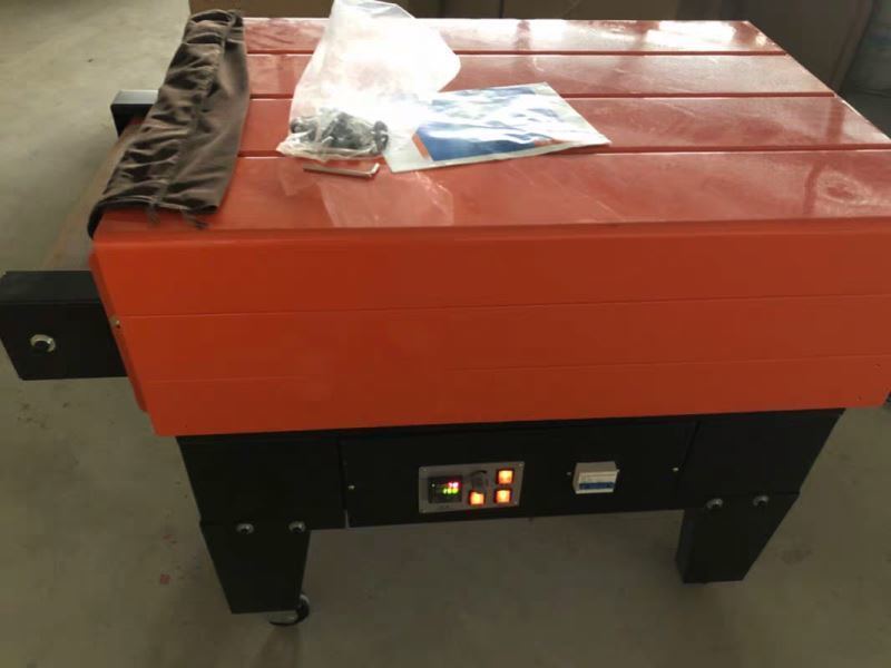 BS4525 Mesin pembungkus retak panas jet untuk pengemasan makanan, minuman, dan barang satuan lainnya