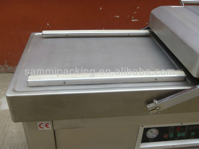 آلة تعبئة فراغية مزدوجة الوظائف متعددة الوظائف لحوم البقر لحم الخنزير الدجاج التوفو الفول السوداني المأكولات البحرية