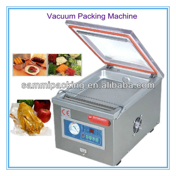 أفضل سعر المائدة الغذائية الفراغ المختومة آلة المنزل / المتجر المستخدم معدات التعبئة الفراغية للحبوب / لحوم البقر / المأكولات البحرية سهلة التشغيل