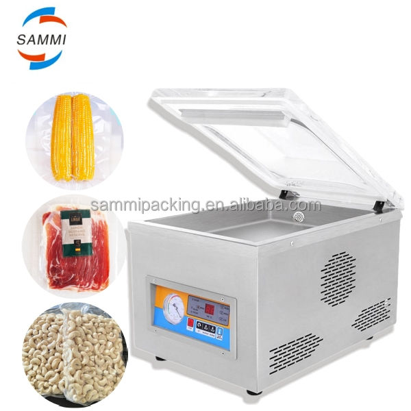 Facile à utiliser Machine d'étanchéité sous vide polyvalente Magasin/Maison utilisée Package sous vide à chambre unique pour emballage alimentaire en sacs PV PET