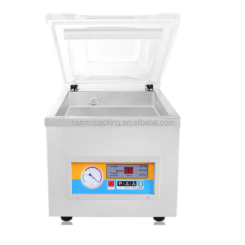 Facile à utiliser Machine d'étanchéité sous vide polyvalente Magasin/Maison utilisée Package sous vide à chambre unique pour emballage alimentaire en sacs PV PET