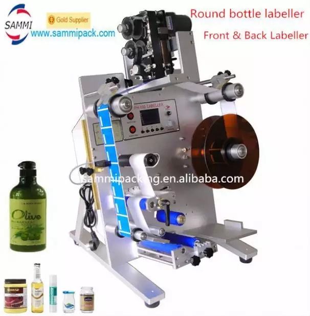 SL-130 Étiqueteuse de bouteilles rondes Verital, Machine d'étiquetage avec autocollants adhésifs pour bouteilles rondes