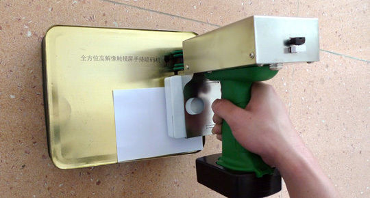 Stampa a getto d'inchiostro ad alta efficienza, macchina di codifica della data di scadenza Stampa a getto d'inchiostro portatile AU-260