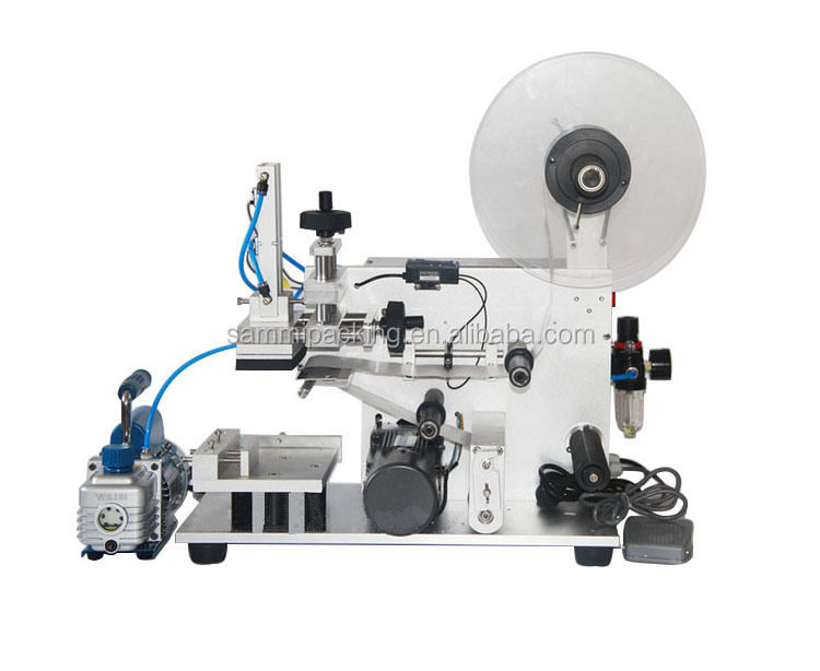 เครื่องติดฉลากอัตโนมัติกึ่งอัตโนมัติรุ่นใหม่ สำหรับขวดทรงเหลี่ยม ถุง อาหาร เครื่องดื่ม สารเคมี บรรจุภัณฑ์ กล่องไม้