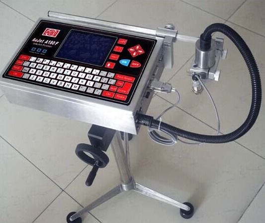 औद्योगिक CIJ इंकजेट प्रिंटर QR कोड बैच नंबर प्रिंटिंग मशीन इंक जेट CIJ प्रिंटर बोतल वायर केबल कोडिंग एक्सपायरी के लिए