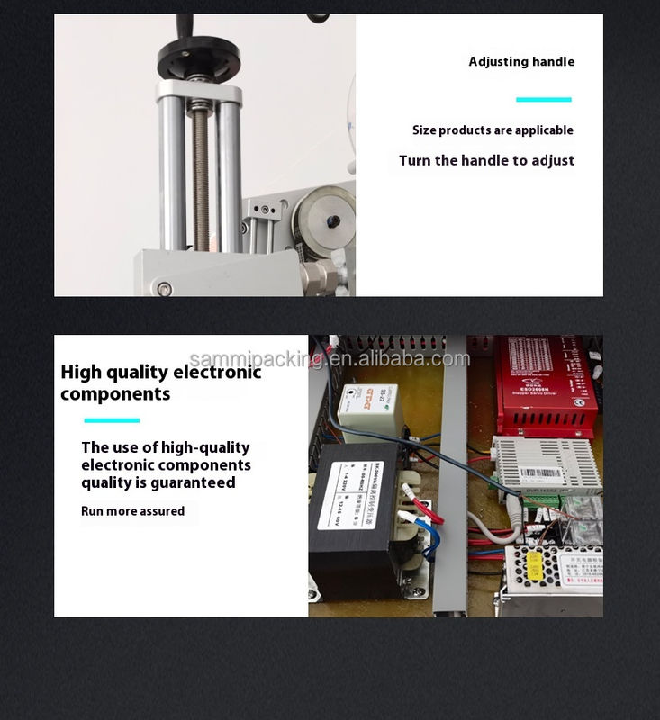 ราคาโรงงาน เครื่องติดป้ายแม่นยําสูงสําหรับขวดเรียบ, กล่อง, บัตร, กระเป๋า - Top&Bottom Self-Adexive Sticker Labeler