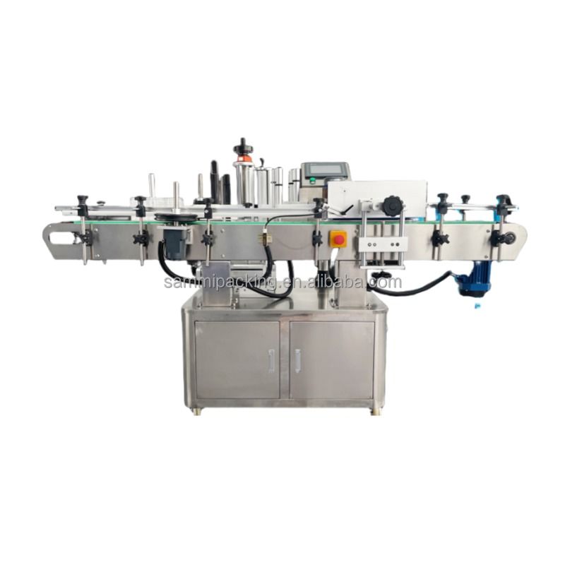 2024 Vendite in Cina Macchine di etichettatura di cilindri semiautomatiche affidabili Azionate elettricamente con componenti PLC Imballaggio in cartone di legno